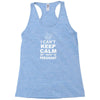 I Cant Keep Calm My Wife Is Pregnant Racerback Tank