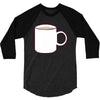 glass and coffee 3/4 Sleeve Shirt