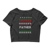 ugly christmas father Crop Top