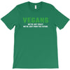 Vegans We're Not Crazy We're Just From The Future White T-Shirt