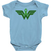 liver cancer wonder woman Baby Bodysuit