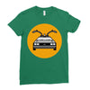 delorean Ladies Fitted T-Shirt