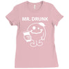 mr. Drunk Ladies Fitted T-Shirt