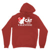 my cat is my valentine (2) Hoodie