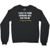 i gave up thinking Crewneck Sweatshirt