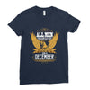 All Men Are Created Equal But Only The Best Are Born In December Ladies Fitted T-Shirt