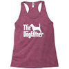 the dogfather beagle white Racerback Tank