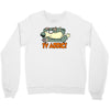tv addict Crewneck Sweatshirt