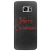 merry christmas red glitter Samsung Galaxy S7 Edge