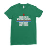 your ego is writing checks boyfriend Ladies Fitted T-Shirt