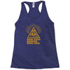 real eyes realize real lies Racerback Tank