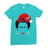 frida kahlo christmas Ladies Fitted T-Shirt