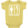 your girlfriend vs my girlfriend funny pub jokr  impress your friends! Baby Onesie