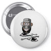 mr potato black knight Pin-back button