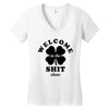 Welcome To The Shit Show Women's V-Neck T-Shirt