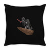 the darth king Throw Pillow
