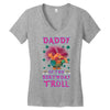 birthday troll daddy Women's V-Neck T-Shirt