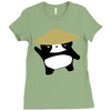 panda2 Ladies Fitted T-Shirt