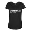 definition of a drummer Maternity Scoop Neck T-shirt