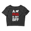 a pug is my bff Crop Top