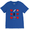 ls lesbian full heart V-Neck Tee