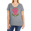 cute flowers Ladies Curvy T-Shirt