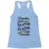 pumpkin spice hocus pocus and cozy sweaters Racerback Tank