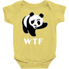 wtf panda Baby Bodysuit