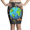 animal polygon around the planet Pencil Skirts