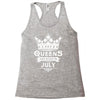 Queens Are Born In July Racerback Tank
