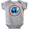 angry captain Baby Bodysuit