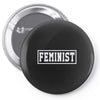 Feminist Pin-back button
