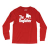 the dogfather  nerd retro der pate godfather fun Long Sleeve Shirts
