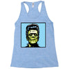 frankenstein pop art Racerback Tank