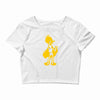 big bird x ray Crop Top