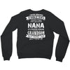 Super Cool Nana Of A Freaking Awesome Grandson Crewneck Sweatshirt