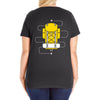 Backpack Ladies Curvy T-Shirt