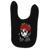 Skull Girl Baby Bibs