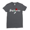 sagittarius zodiac rose Ladies Fitted T-Shirt