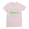 Vegan Af Ladies Fitted T-Shirt