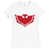 pj masks owlette symbol Ladies Fitted T-Shirt