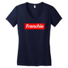 frenchie Women's V-Neck T-Shirt