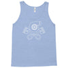 turbo skull and crossbones Tank Top