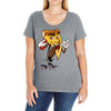 pizza smoking (2) Ladies Curvy T-Shirt