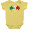 bat man mexican flag mexico logo Baby Onesie