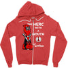 merc with a mouth Zipper Hoodie