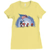 raising the flag Ladies Fitted T-Shirt
