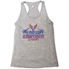 proud air force dad 2 Racerback Tank