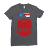 america 3 Ladies Fitted T-Shirt