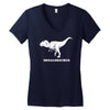 megalosaurus dinosaur Women's V-Neck T-Shirt